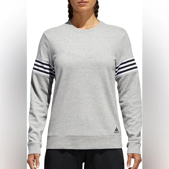 Adidas Women's Gray Sweatshirt pullover - Picture 1 of 10